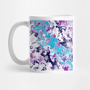 Purple waves Mug